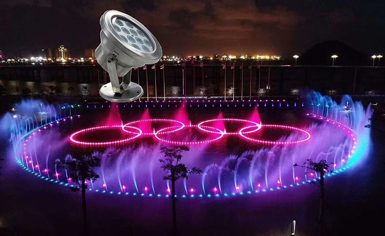 LED podvodna svjetla u više boja
