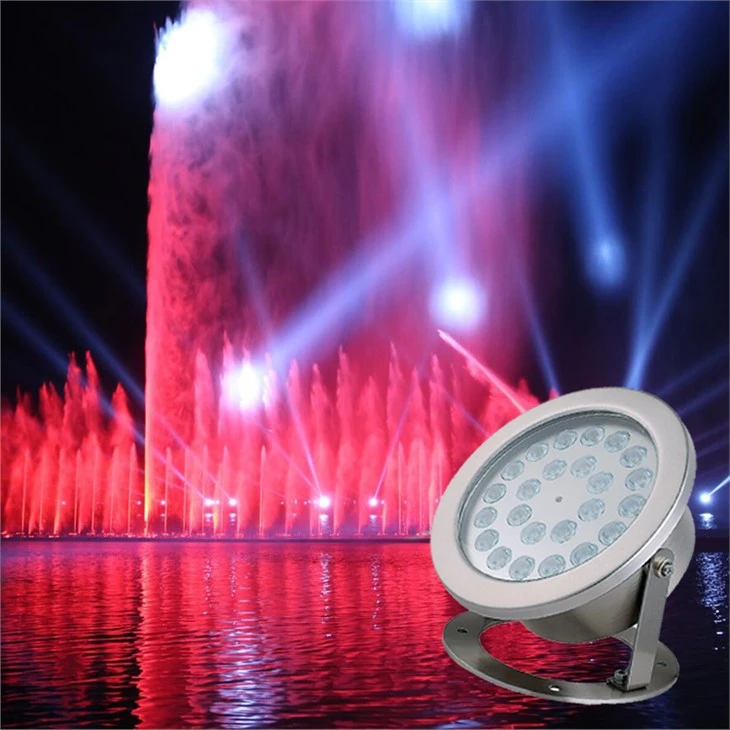 podvodna led svjetla za male fontane